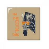 Dıythinker Güneş Gözlüğü Zebra Soğuk Kahverengi Hayvan 20x20 cm Seramik Karo