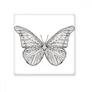 Dıythinker Güzel Kelebek Hayvan Portre Eskiz 15x15 cm Seramik Karo