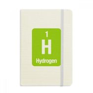 Dıythinker H Hidrojen Kimyasal Element Bilim Defteri Kumaş Sert Kapak A5 Defter