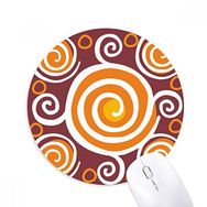 Dıythinker Hacim Meksika Totems Antik Uygarlık Çizim Baskılı Yuvarlak Kaymaz Kauçuk Mouse Pad