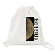 Dıythinker Half Planet Dark Night Sky Kanvas İpli Sırt Çantası