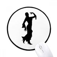 Dıythinker Halk Dansı Sanat Performansı Dansçı Yuvarlak Kaymaz Mouse Pad
