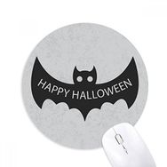 Dıythinker Hallowmas Siyah Yarasalar Mutlu Cadılar Bayramı Baskılı Yuvarlak Kaymaz Kauçuk Mouse Pad