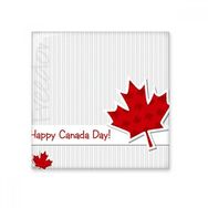 Dıythinker Happy Canada Day Dikey Tahıl Akçaağaç Yaprağı Seramik Bisque Fayans Dekorasyon 10x10 cm Seramik Karo