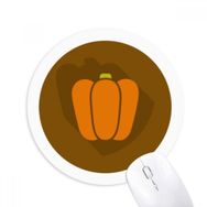 Dıythinker Happy Şükran Günü Simpol Desenli Baskılı Yuvarlak Kaymaz Kauçuk Mouse Pad