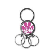 Dıythinker Hayvan Koruyucu Evcil Hayvan Severler Evcil Hayvan Köle Çizgi Roman Stil Çizgi Film Pembe Anne Yaratıcı Desen Metal Anahtarlık
