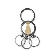 Dıythinker Hayvan Koruyucu Evcil Hayvan Sevgili Evcil Hayvan Köle Çizgi Roman Oturan Köpek Yaratıcı Desen Metal Anahtarlık