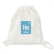 Dıythinker He Helium Chemical Element Science Kanvas İpli Sırt Çantası