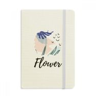 Dıythinker Heaven Soyut Bitkiler Sanat Desenli Kumaş Sert Kapak A5 Defter