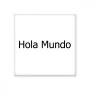 Dıythinker Hello World İspanyol 10x10 cm Seramik Karo