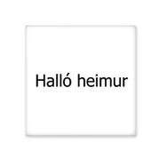 Dıythinker Hello World İzlanda Seramik 10x10 cm Seramik Karo