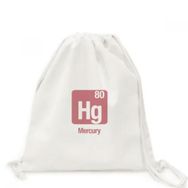 Dıythinker Hg Kimyasal Element Bilim Kanvas İpli Sırt Çantası