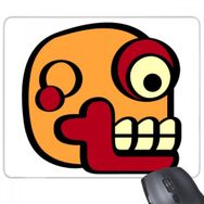 Dıythinker Hint Soyut Sanat Çizim Kafatası Dikdörtgen Kaymaz Kauçuk Mouse Pad