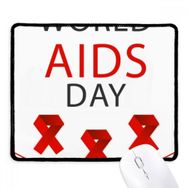 Dıythinker HIV Farkındalık AIDS Günü Kırmızı Kurdele Baskılı Yuvarlak Kaymaz Kauçuk Mouse Pad