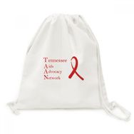 Dıythinker Hiv Farkındalık Yardım Günü Kırmızı Kurdele Kanvas İpli Sırt Çantası
