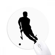 Dıythinker Hokey Sporları Koşu Beden Eğitimi Baskılı Yuvarlak Kaymaz Kauçuk Mouse Pad