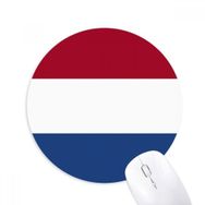 Dıythinker Hollanda Ulusal Bayrak Avrupa Ülke Baskılı Yuvarlak Kaymaz Kauçuk Mouse Pad