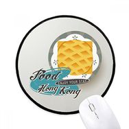 Dıythinker Hong Kong Ananas Topuz Çin Yuvarlak Kaymaz Mouse Pad