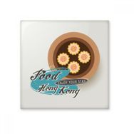 Dıythinker Hong Kong Balık Et Shaomai Çin Seramik 10x10 cm Seramik Karo