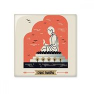 Dıythinker Hong Kong Büyük Buda Seramik 10x10 cm Seramik Karo