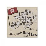 Dıythinker Hong Kong Çin Tarzı Ziyaret Seramik 10x10 cm Seramik Karo