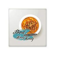 Dıythinker Hong Kong Sahte Köpek Balığı Yüzgeci Çorba Çin Seramik 10x10 cm Seramik Karo