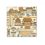 Dıythinker Hong Kong Yerel Stil Ziyaret Çin Seramik 10x10 cm Seramik Karo