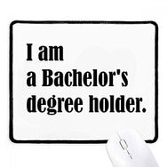 Dıythinker I Am A Bachelor's Degree Holder Kaymaz Siyah Başlıklı Kenarlar