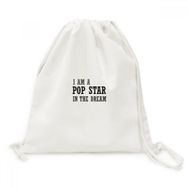 DIYThinker I Am A Pop Star In The Dream'de Tuval İpli Sırt Çantası