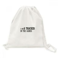 DIYThinker I Am A Tracker In The Games Tuval İpli Sırt Çantası
