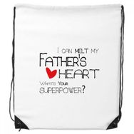 Dıythinker I Can Melt My Fathers Heart Best Papa Love İpli Sırt Çantası