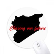 Dıythinker ı Geleceğimizi Takip Eden Baskılı Yuvarlak Kaymaz Kauçuk Mouse Pad