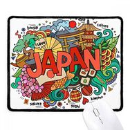 Dıythinker I Love Japan Asia Culture Renkli Kaymaz Mouse Pad