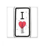 Dıythinker I Love London Kelimeler Desenli 10x10 cm Seramik Karo