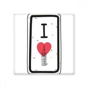 Dıythinker I Love London Kelimeler Desenli 15x15 cm Seramik Karo