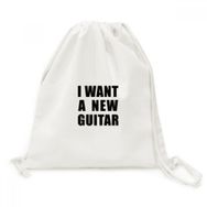 DIYThinker I Want A New Guitar Tuval İpli Sırt Çantası
