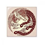 Dıythinker İki Phoenixes Fly Animal Portre Seramik Bisque Fayans 10x10 cm Seramik Karo