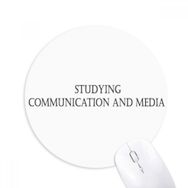 Dıythinker İletişim ve Medya Eğitiminde Baskılı Yuvarlak Kaymaz Kauçuk Mouse Pad
