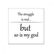 Dıythinker Imans Faithful Cesaret Edici İncil Alıntı 15x15 cm Seramik Karo