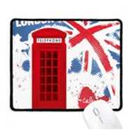 Dıythinker İngiltere Londra Bayrağı Kırmızı Telefon Kabini Kaymaz Mouse Pad