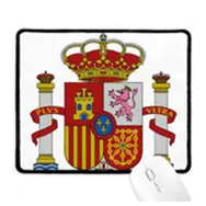 Dıythinker İspanya Avrupa Ulusal Amblem Kaymaz Mouse Pad