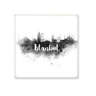 Dıythinker İstanbul Türkiye Mürekkebi Şehir 10x10 cm Seramik Karo