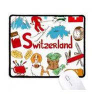 Dıythinker İsviçre Manzara Ulusal Bayrak Kaymaz Mouse Pad