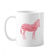 Dıythinker Iucn Tehlikeli Hayvanlar Kırmızı Zebra Klasik Kupa