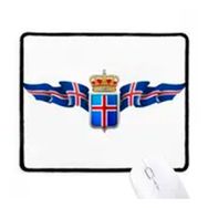 Dıythinker İzlanda Ulusal Amblem Ülke Sembolü Kaymaz Mouse Pad