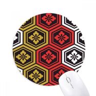 Dıythinker Japon Geleneksel Kültür Soyut Baskılı Yuvarlak Kaymaz Kauçuk Mouse Pad