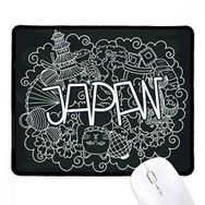 Dıythinker Japonya Siyah Beyaz Tapınak Şanslı Kedi Kaymaz Mouse Pad