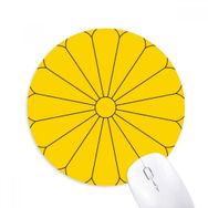Dıythinker Japonya Ulusal Amblem Ülke Baskılı Yuvarlak Kaymaz Kauçuk Mouse Pad
