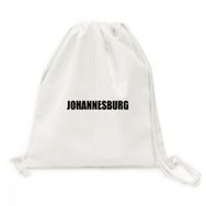 Dıythinker Johannesburg Güney Afrika İsim Kanvas İpli Sırt Çantası