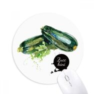 Dıythinker Kabak Sebze Lezzetli Sağlıklı Suluboya Baskılı Yuvarlak Kaymaz Kauçuk Mouse Pad